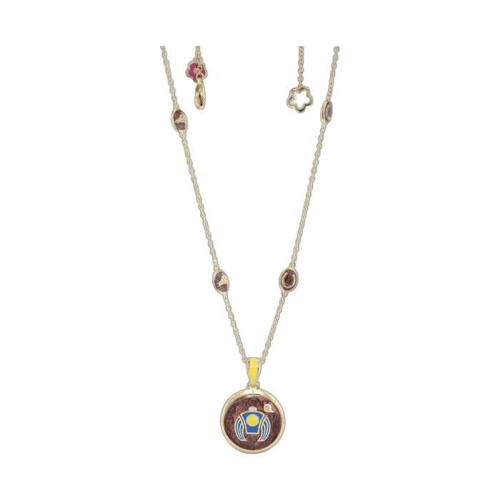 Equestrian Enamel Necklace