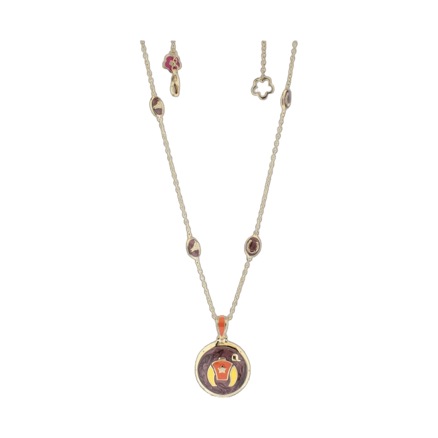 Equestrian Enamel Necklace