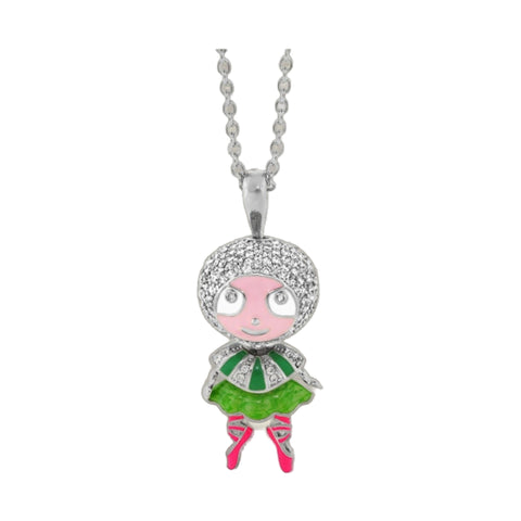 Lga Bubble Kids Ballerina Necklace