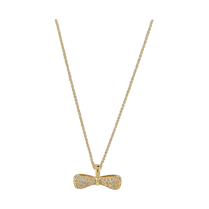 Open Arms Bow Necklace