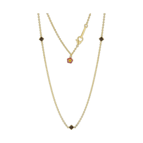 Eau Chain Necklace — Black Station