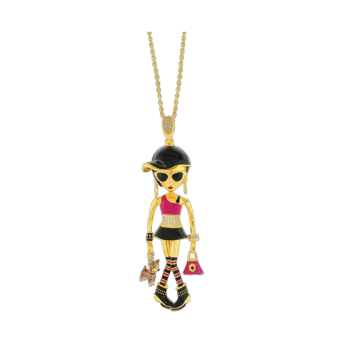 Uptown Girls Pendant Necklace
