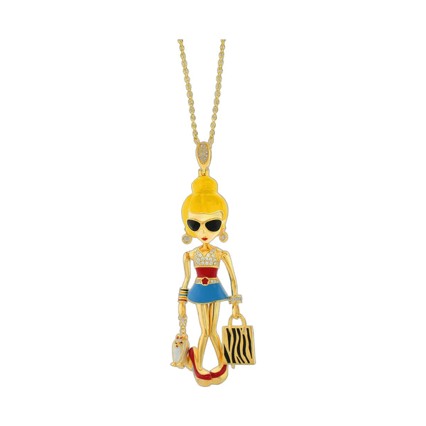 Uptown Girls Charm Necklace