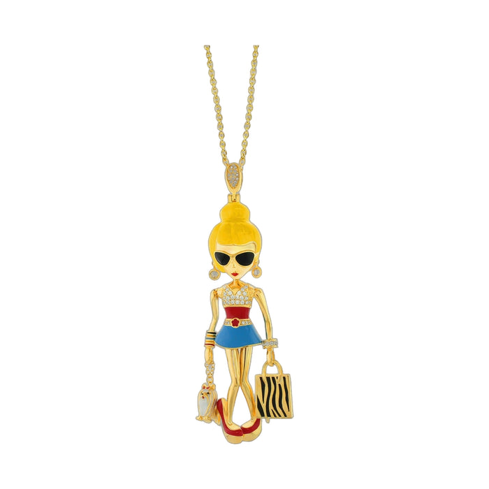 Uptown Girls Charm Necklace