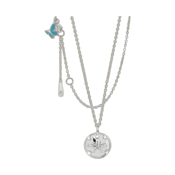 Sydney Leigh Sand Dollar Necklace & Earrings Set
