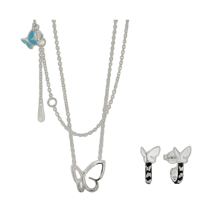 Sydney Leigh Butterfly Necklace & Earrings Set