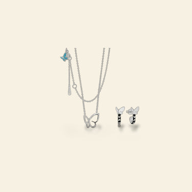 Sydney Leigh Butterfly Necklace & Earrings Set