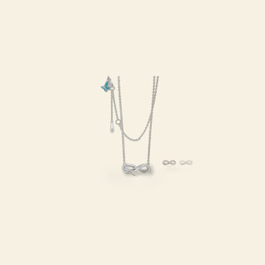 Sydney Leigh Infinity Necklace & Earrings Set