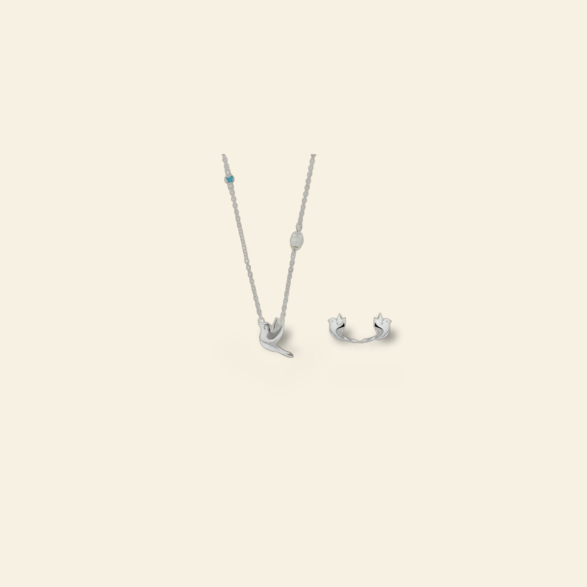 Sydney Leigh Dove Necklace & Earrings Set