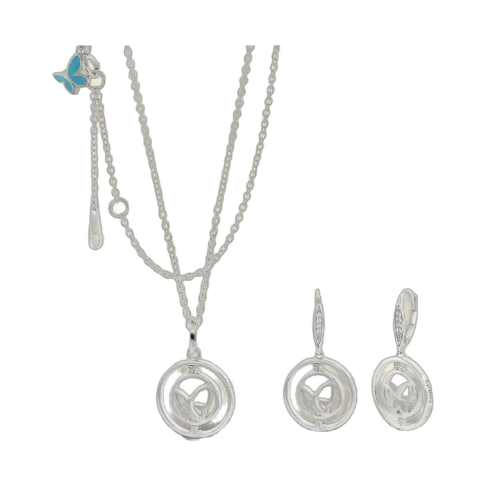 Sydney Leigh Butterfly Necklace & Earrings Set