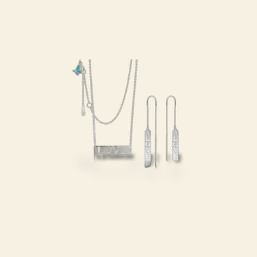 Sydney Leigh Love Necklace & Earrings Set