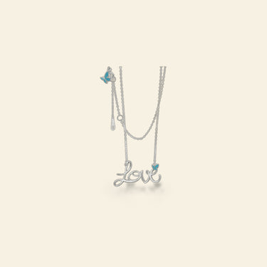 Sydney Leigh Love Necklace & Earrings Set