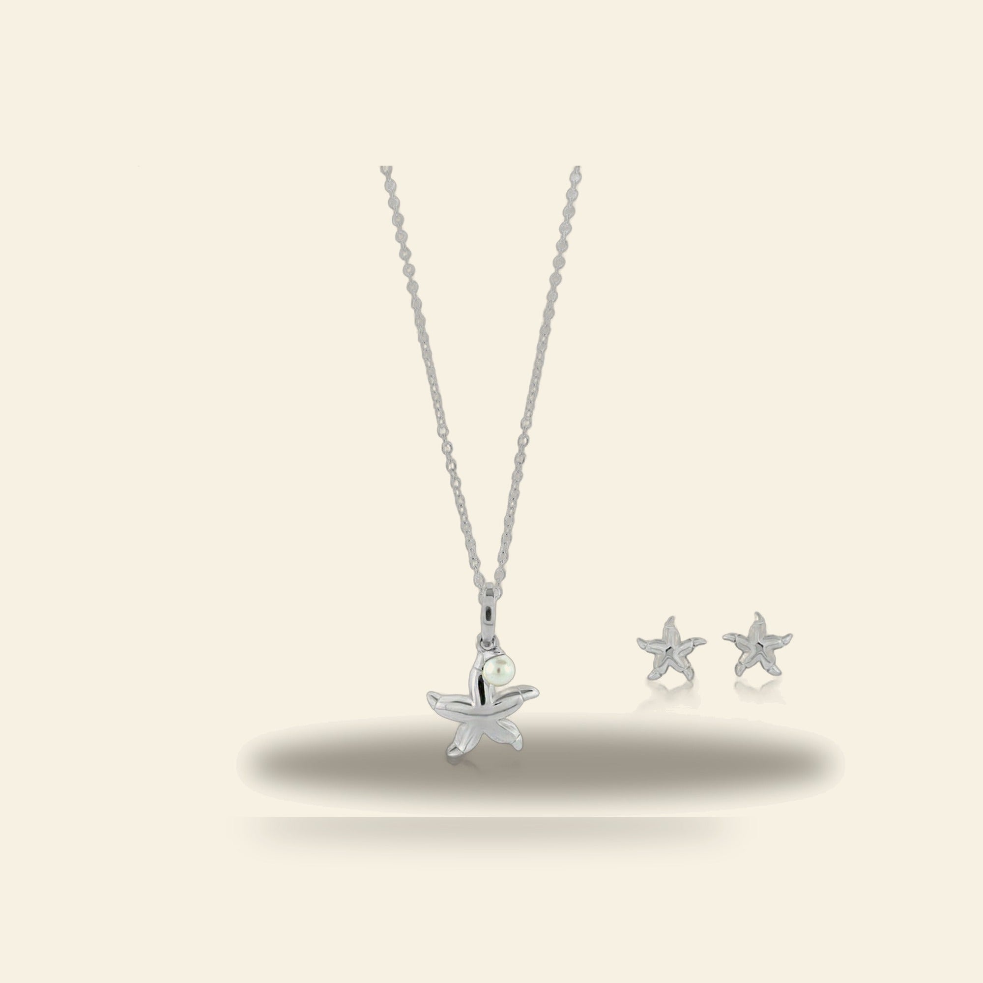 Sydney Leigh Starfish Necklace & Earrings Set