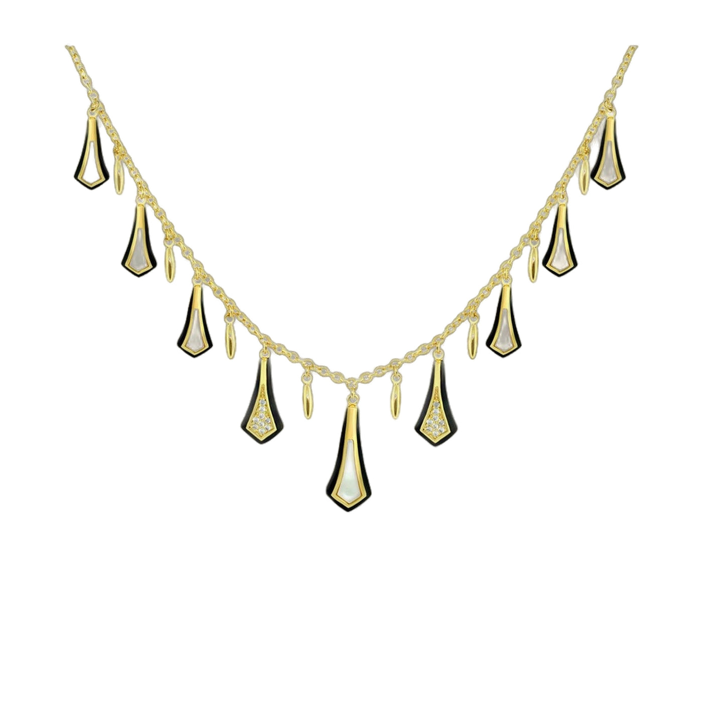 Marilyn Mother of Pearl Necklace