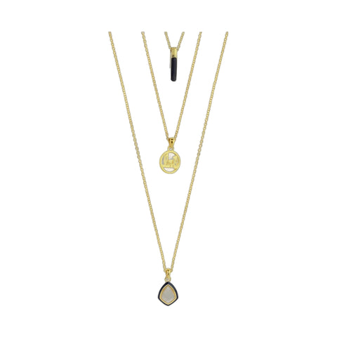 Delicato Triple Chain Necklace