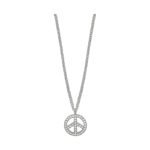 Peace Sign Necklace