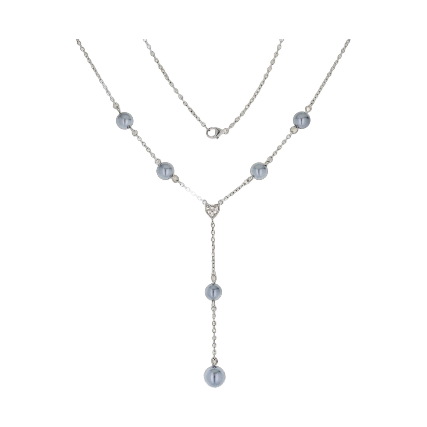 925 Pearl Y Necklace