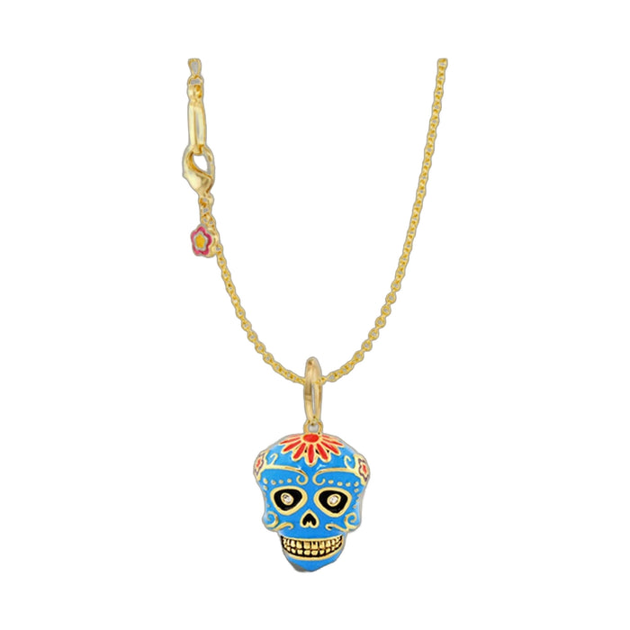 Eau Dia De Los Muertos Skull Pendant