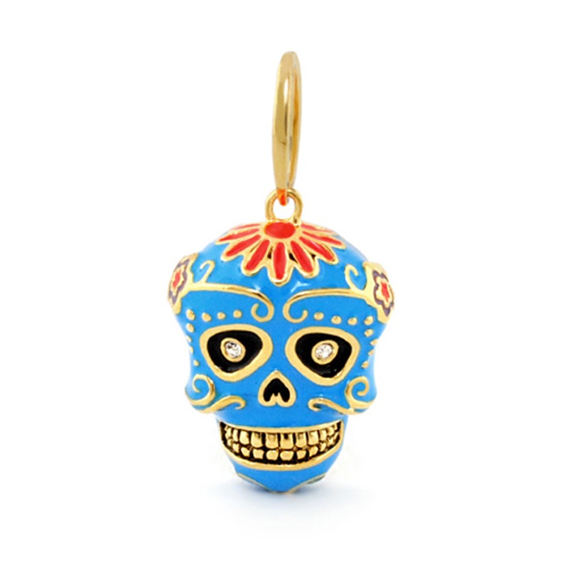 Eau Dia De Los Muertos Skull Pendant