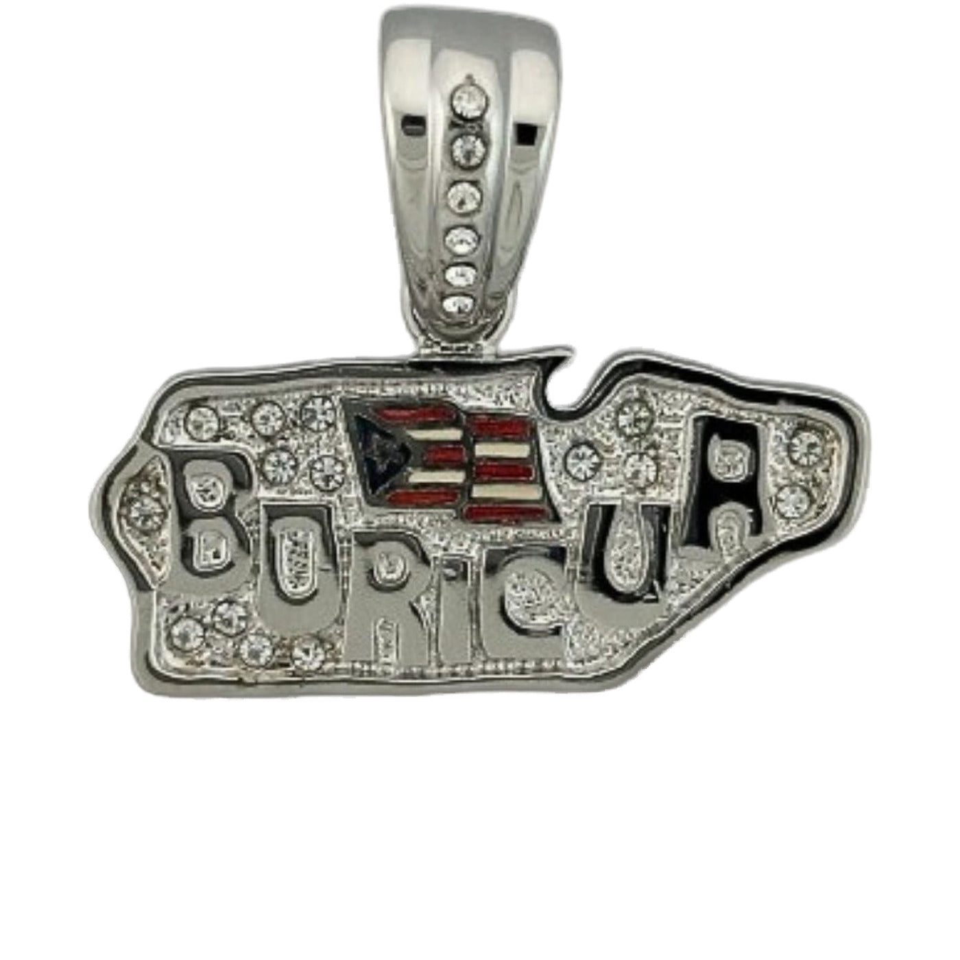 Puerto Rico Boricua Charm Pendant
