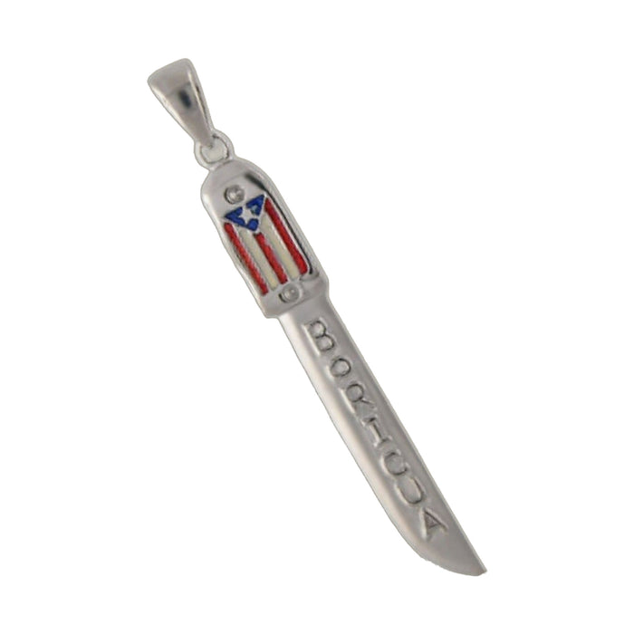 Puerto Rico Boricua Charm Pendant