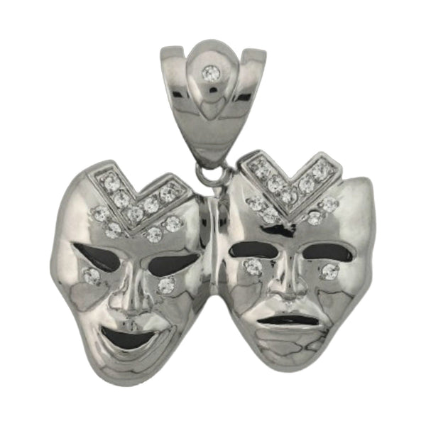 Drama Mask Charm Pendant