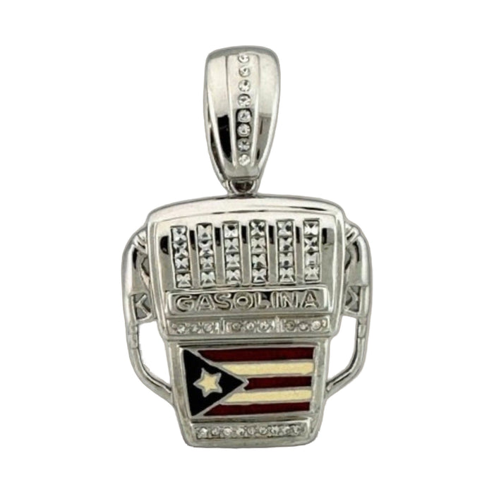 Puerto Rico Gas Pump Charm Pendant