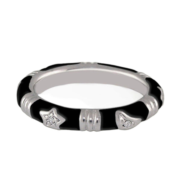 Stars of Night Stackable Ring