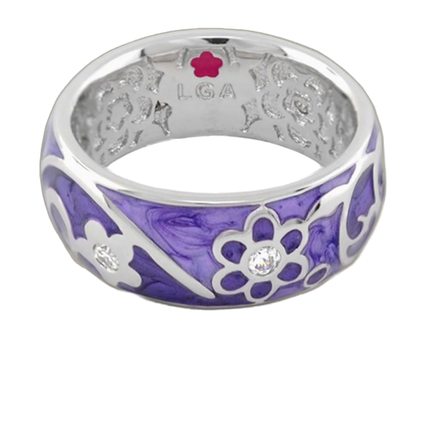 Daisy Swirl Band Ring
