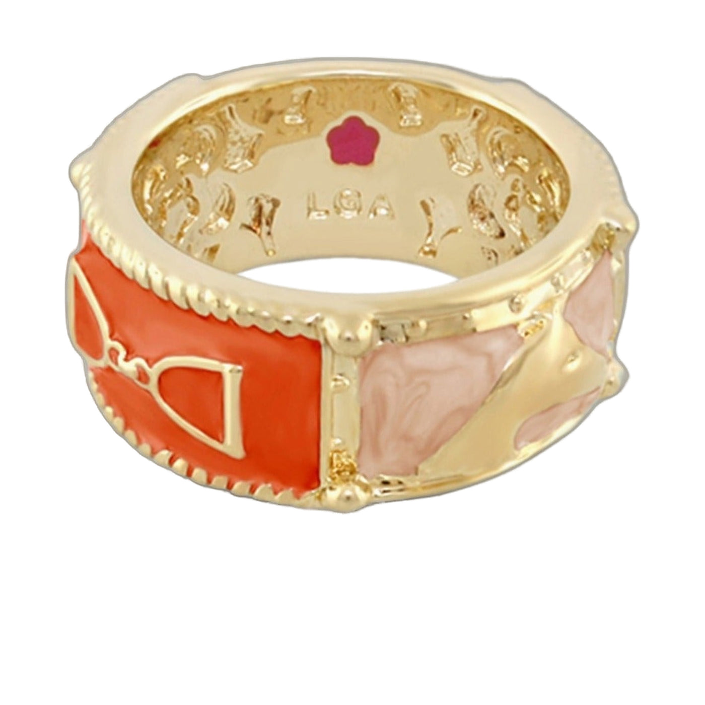 Equestrian Ring — Coral & Blush