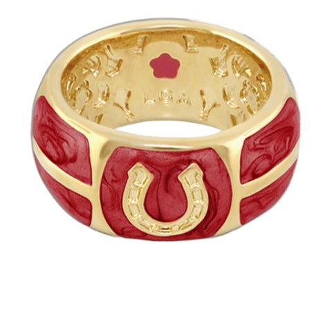 Equestrian Horseshoe Ring