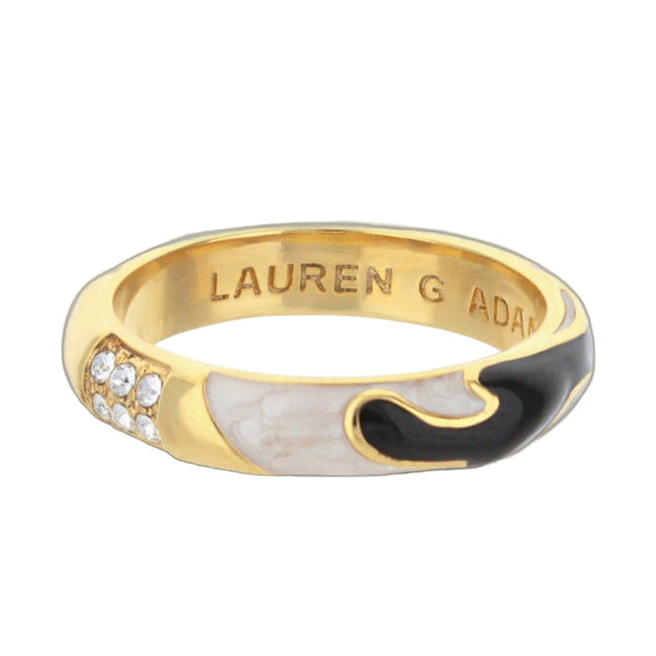 Pretty Little Things Ring — Pavé Swirl Band