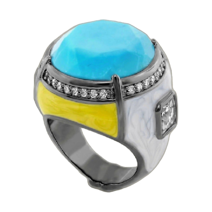 Caribbean Waters Cocktail Ring
