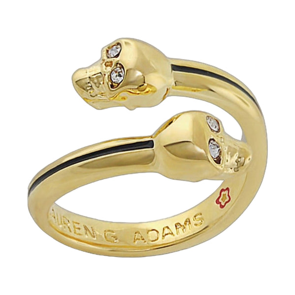 Open Arms Skull Stackable Ring