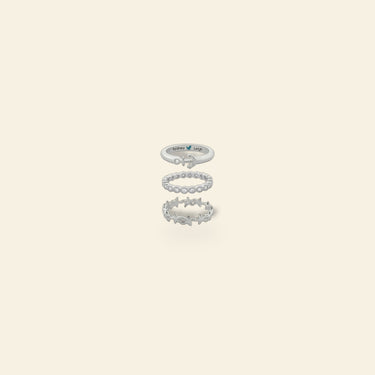 Sydney Leigh Starfish & Anchor Rings Set of 3