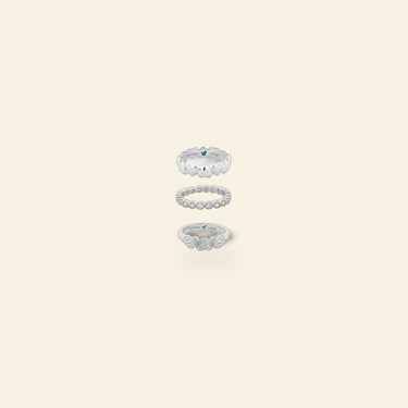Sydney Leigh Heart Rings Set of 3