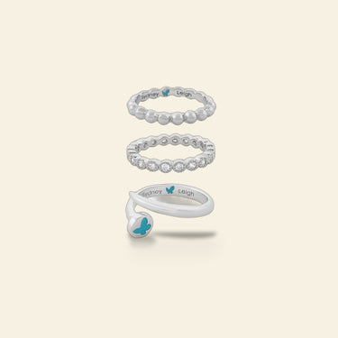 Sydney Leigh Nail Rings Set of 3