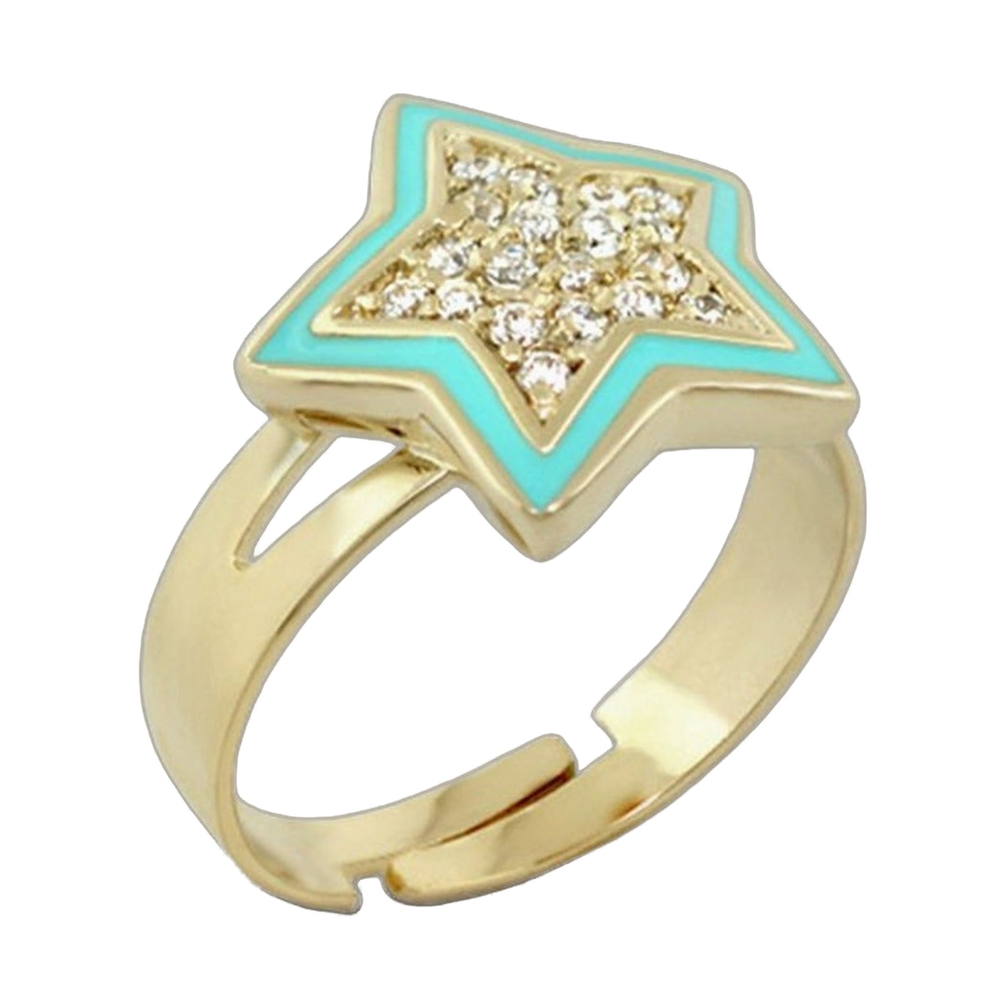 Children's Pave Star Ring