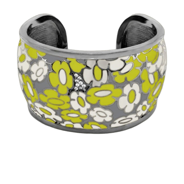 Retro Disks Cuff Bangle
