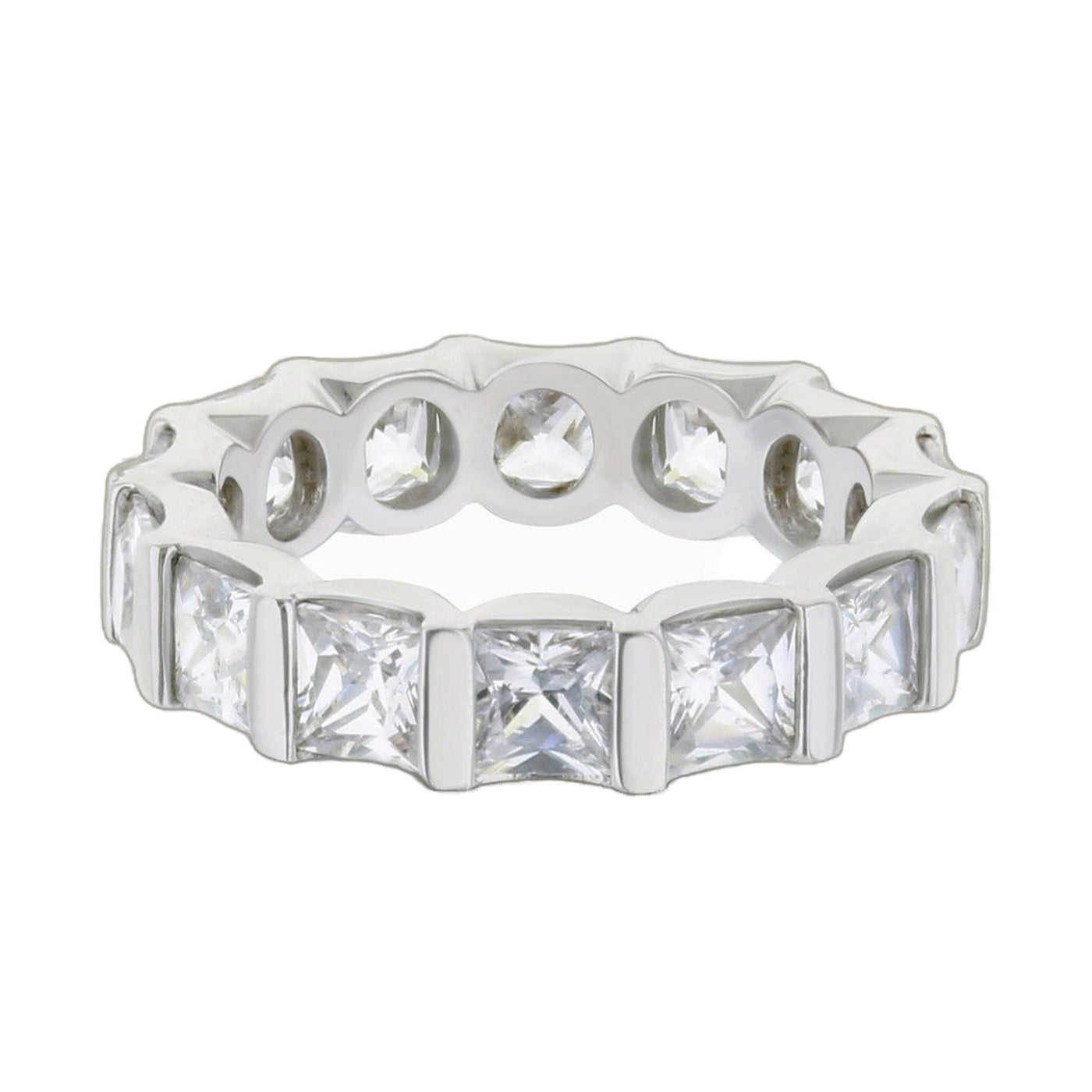 925 Eternity Band — Bar-Set Princess