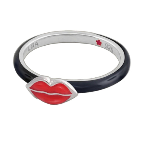 Layers of Love Stackable Ring — Red Lips