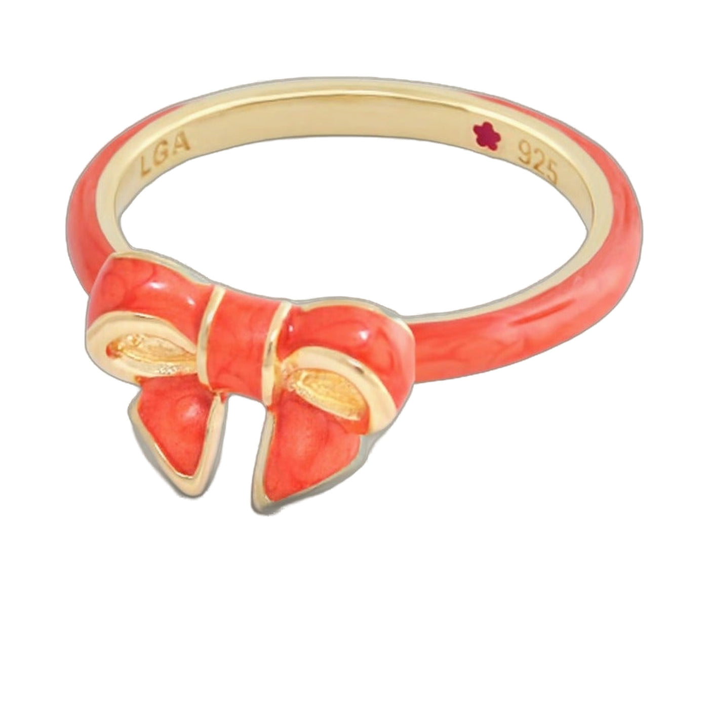 Layers of Love Stackable Ring — Orange Bow
