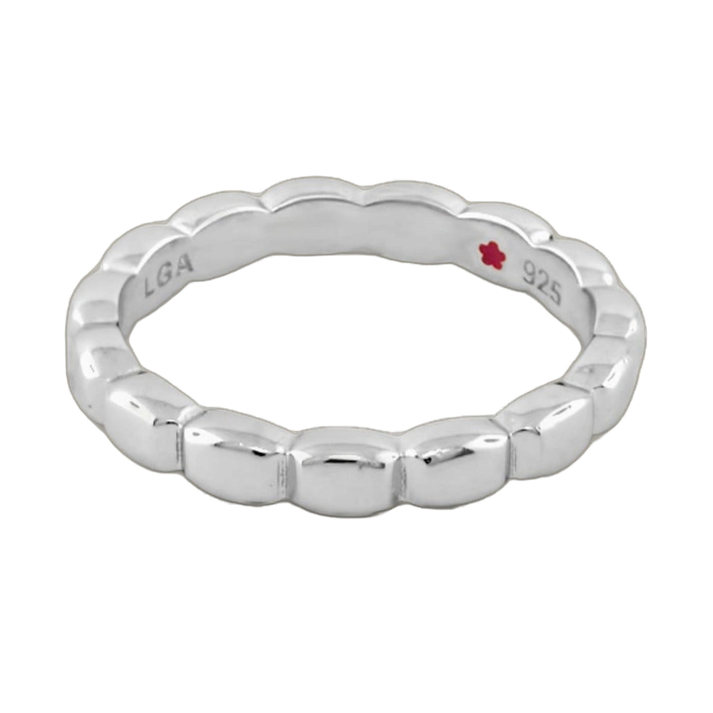 Layers of Love Stackable Ring — Scalloped Band