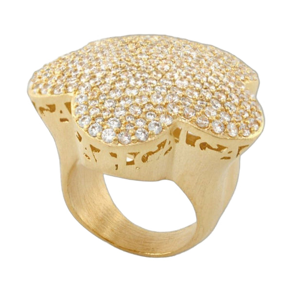 Shiny Daisy Cocktail Ring