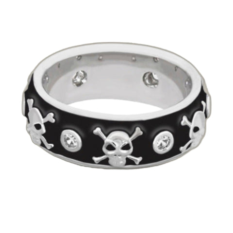 Skull Stackable Band Ring