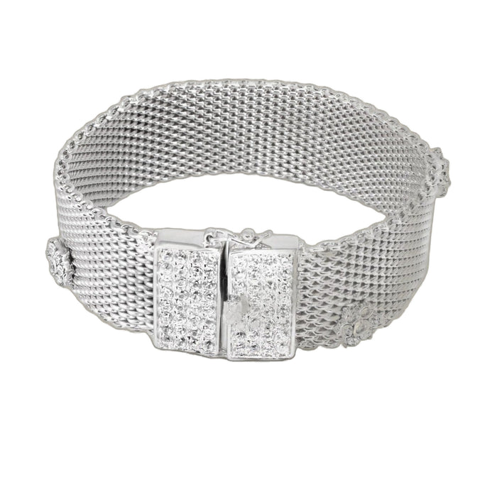 Flower Mesh Bracelet