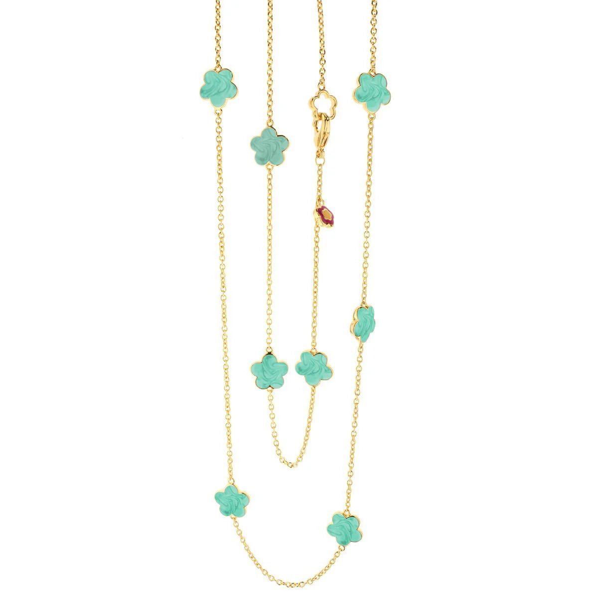 Daisy Love Necklace — Long Flower Strand