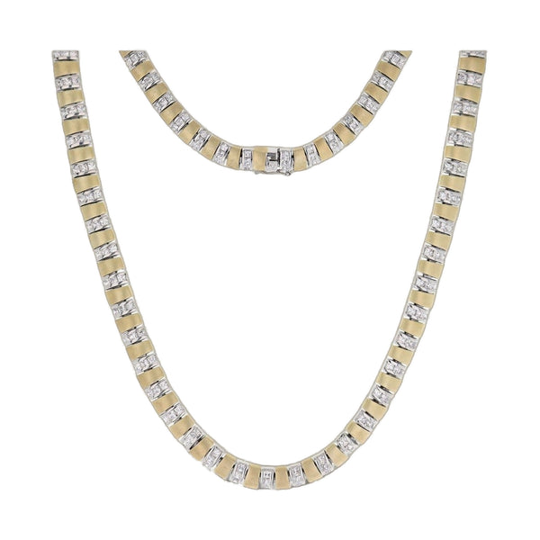 Two-Tone Bridal Necklace