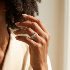 Daisy Love hand-painted enamel bangles