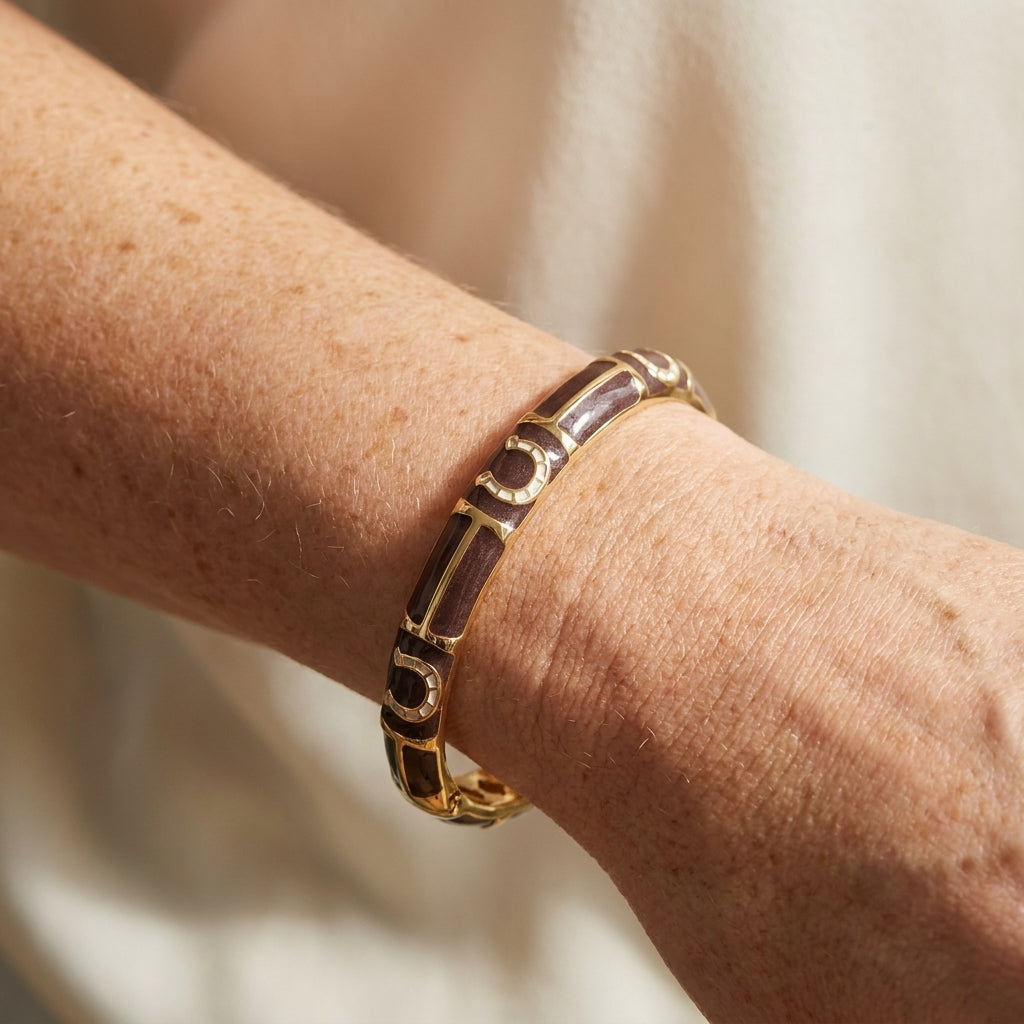 Equestrian Bangle worn